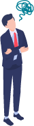 考える人イラスト